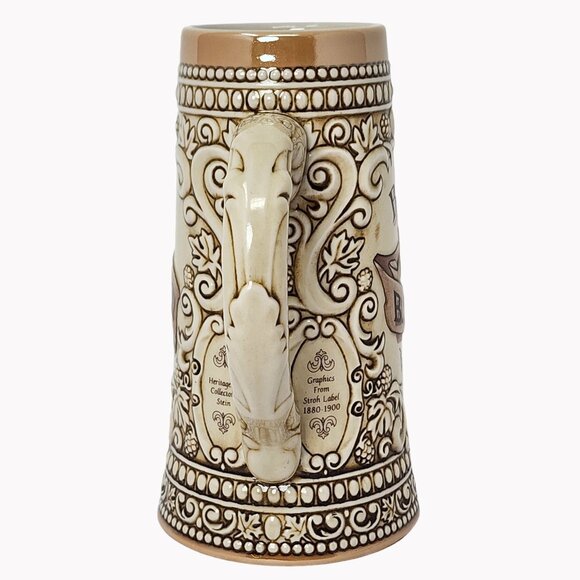 Bohemian B. Stroh's Heritage IV Collectors Ceramic Beer Stein Detroit Michigan - Picture 3 of 10